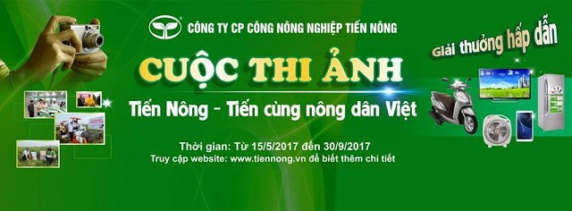 THÔNG BÁO KẾT QUẢ CUỘC THI ẢNH: “TIẾN NÔNG – TIẾN CÙNG NÔNG DÂN VIỆT”