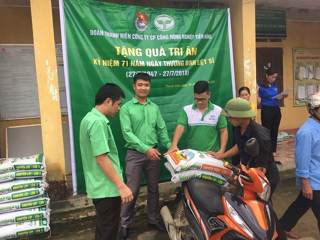 Đoàn thanh niên Tiến Nông tri ân ngày Thương binh liệt sỹ 27/7/2018	