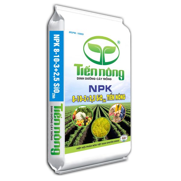 NPK 8-10-3+2,5 SiO2hh Tiến Nông